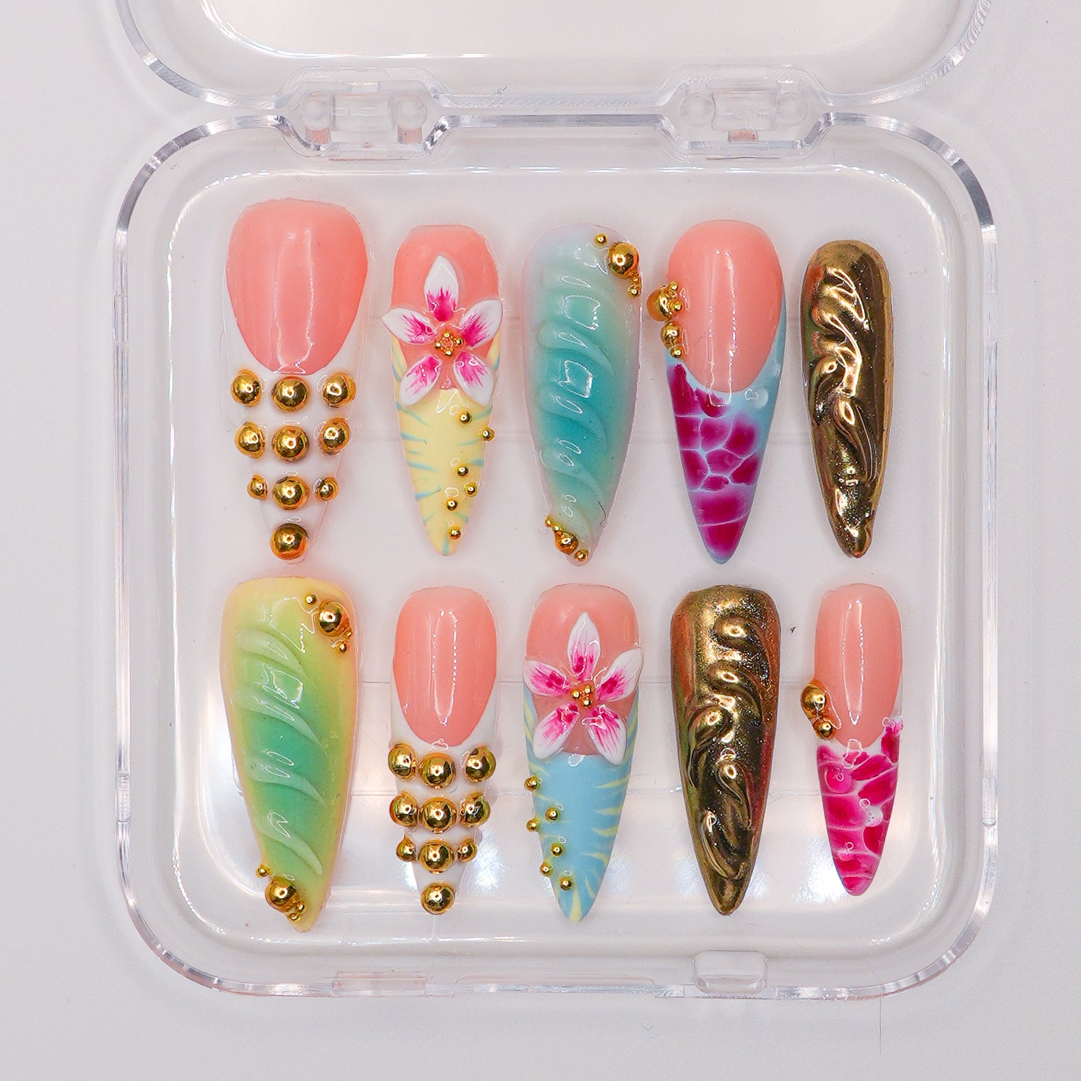 "Paradise Glow" Press-Ons