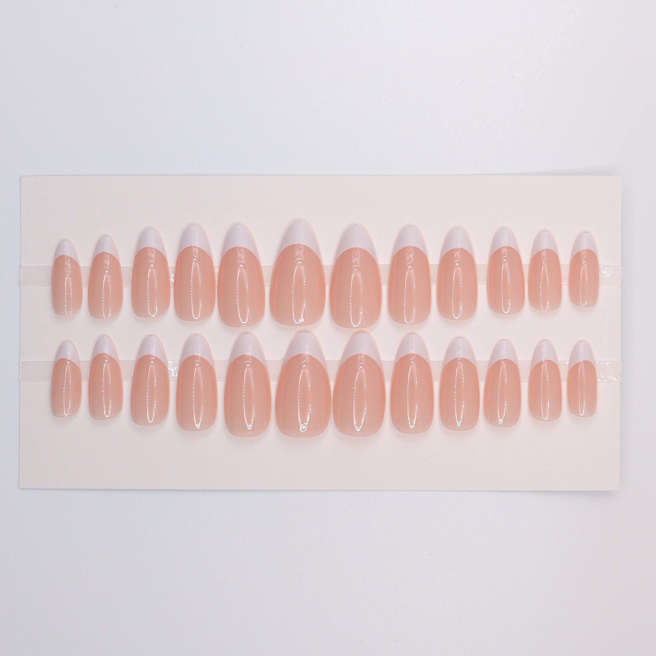 Nude - Almond French Tips