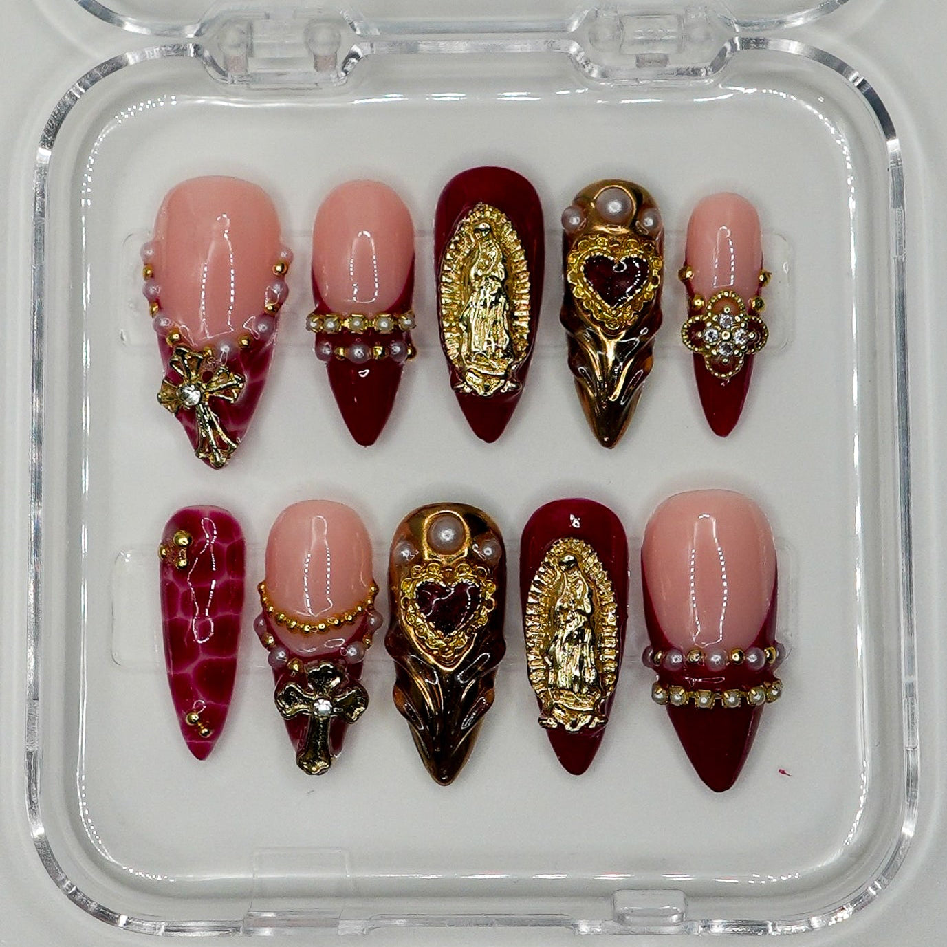 “Rouge Royale” Press Ons